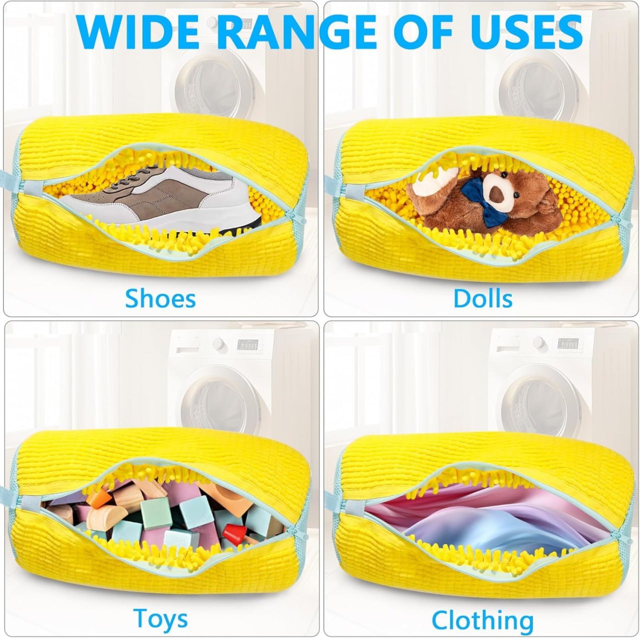 Shoe Laundry Bags for Sneakers, Reusable Shoe Cleaning Bag for All Shoe Sizes(Laundry shoe bag)