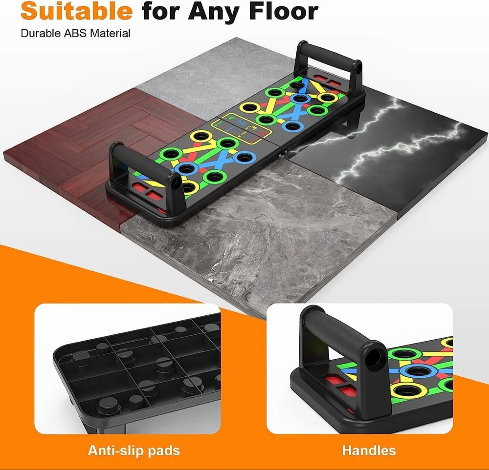 Fit beast Push Up Bars Fitness Equipment 9 In 1 Pushup Board