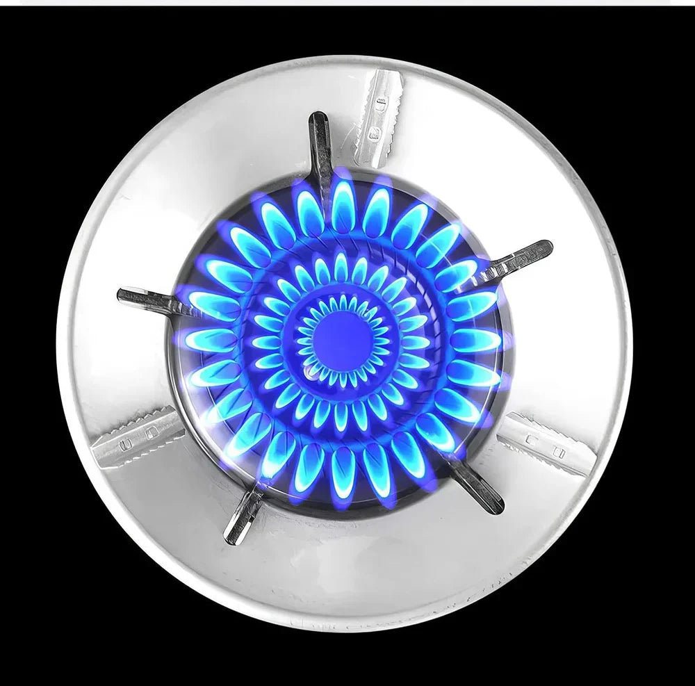 Gas Saver Burner Stand Gas Chula Burner Gas Saver Stand Jali Ring TrendTek Fire & Windproof Energy Saving, Gas Chula Support Stand 4 Legs Supported for Indian Gas