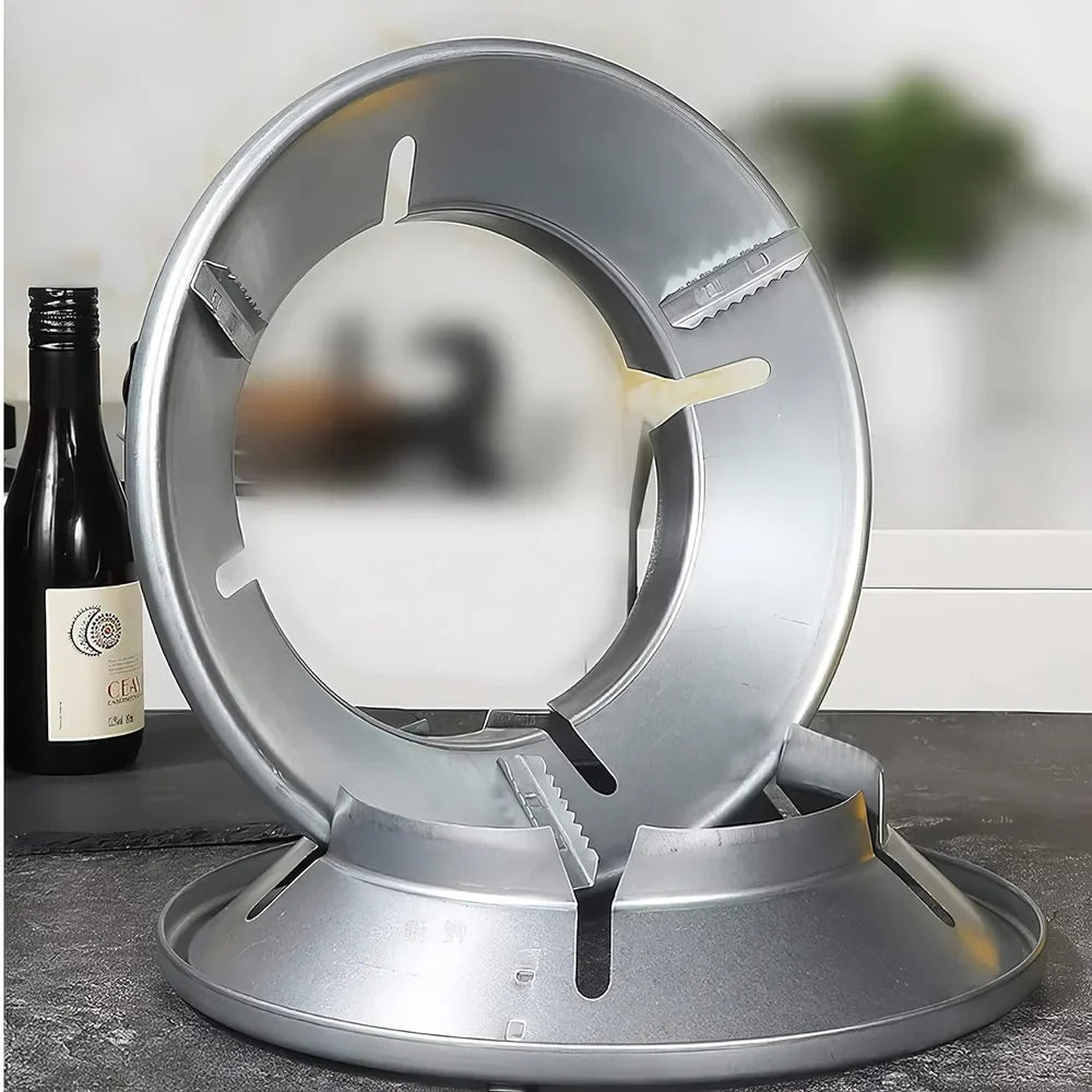 Gas Saver Burner Stand Gas Chula Burner Gas Saver Stand Jali Ring TrendTek Fire & Windproof Energy Saving, Gas Chula Support Stand 4 Legs Supported for Indian Gas