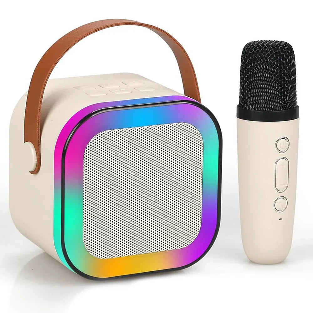 Mini Karaoke Machine for Kids Adults | Portable Bluetooth Karaoke Speaker with Mic for Kids Teens Adults, Ideal Gifts for Girls Boys Birthday Holiday Home Party